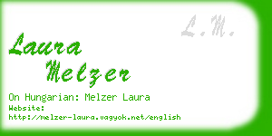 laura melzer business card